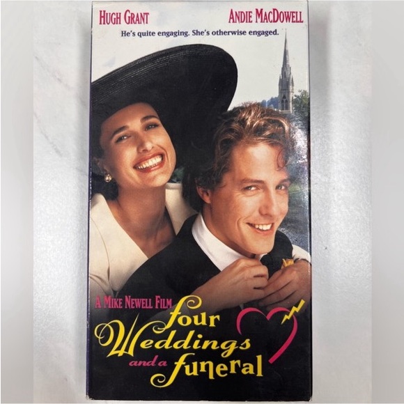 EUC Four Weddings And A Funeral (1994) VHS - Picture 2 of 5